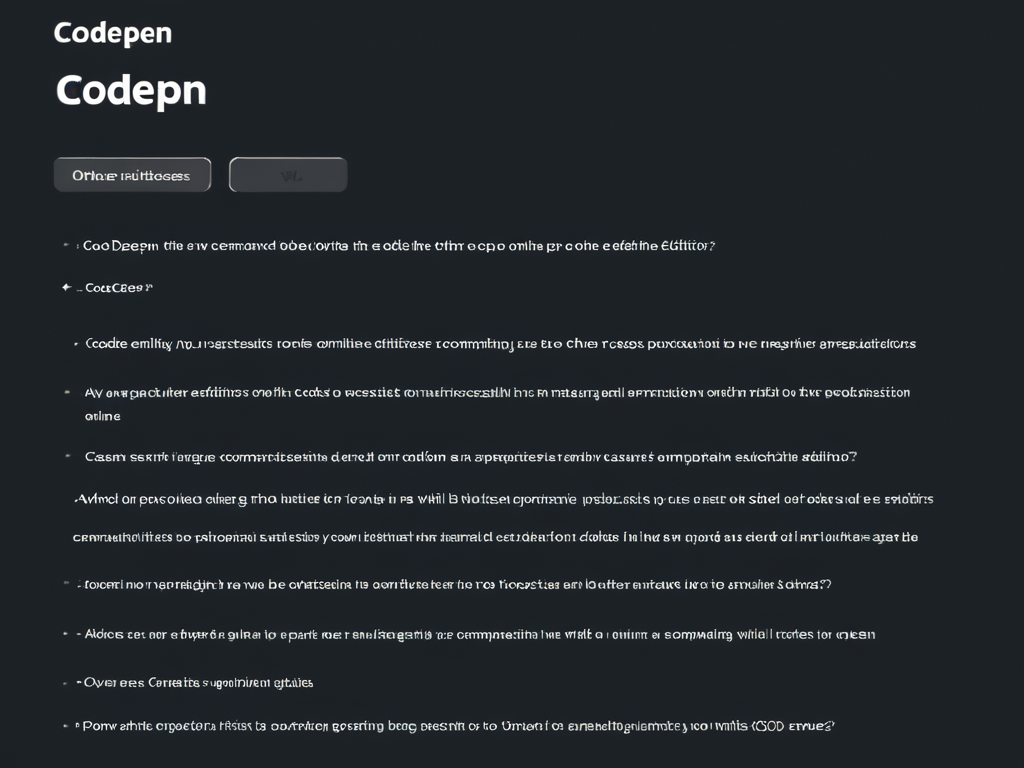 Featured image for blog post: CodePen vs. Other Online Code Editors: Unleashing the Pow...